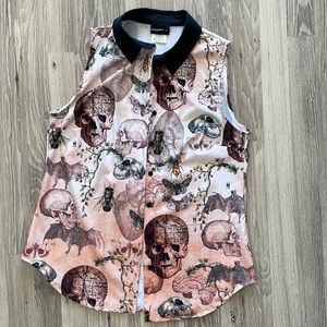Blackmilk size Medium button up top